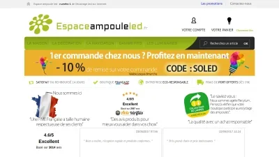Espace ampoule led